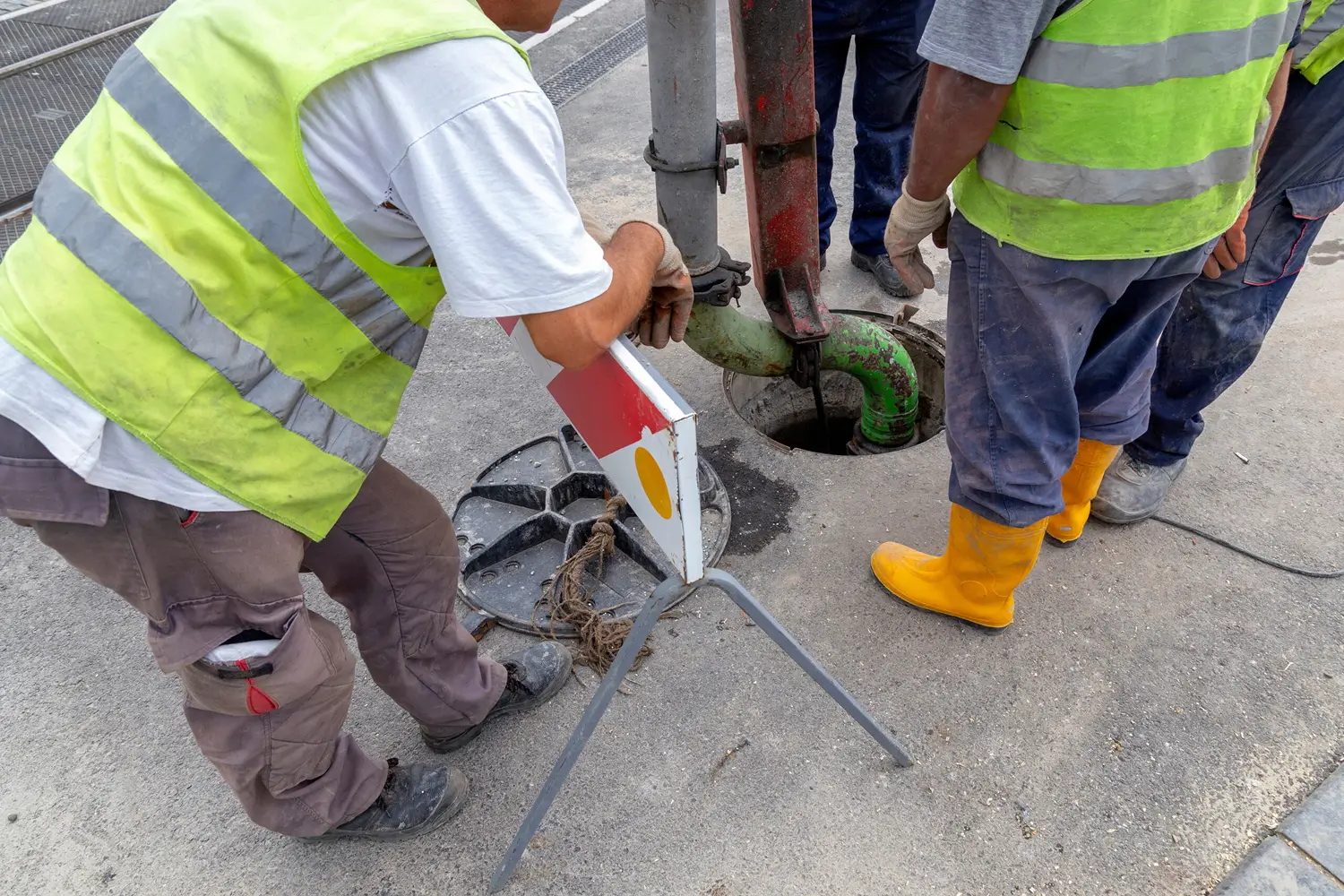 CCTV drain survey inspection in Carshalton